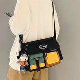 Waterproof Nylon Crossbody Bag for Women Men Messenger Bag