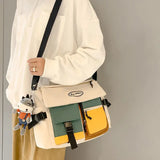 Waterproof Nylon Crossbody Bag for Women Men Messenger Bag