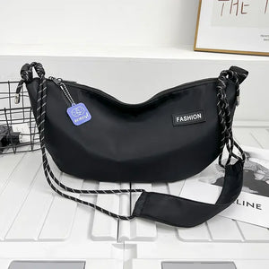 Waterproof Nylon Dumpling Bag Women Waist Bag Large-capacity Pouch Bags