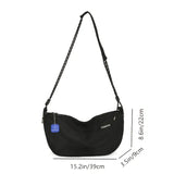 Waterproof Nylon Dumpling Bag Women Waist Bag Large-capacity Pouch Bags