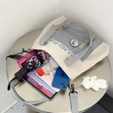 Waterproof Nylon Large Capacity Girl Shoulder Hand Bucket Bag