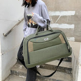 Waterproof Nylon Large Capacity Travel Bag Weekend Duffle Outdoor Shoulder Bag