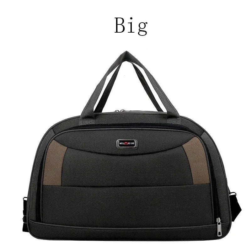 Waterproof Nylon Large Capacity Travel Bag Weekend Duffle Outdoor Shoulder Bag