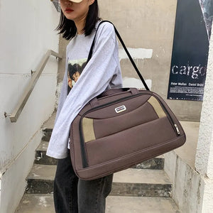 Waterproof Nylon Large Capacity Travel Bag Weekend Duffle Outdoor Shoulder Bag