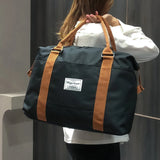 Waterproof Nylon Travel Bag Large Capacity Tote Handbag Weekend Duffle
