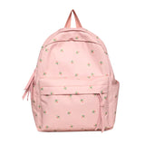 Waterproof Nylon Floral School Backpack for Women Rucksack