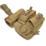 Waterproof Nylon Men Fanny Pack Military Tactical Drop Leg Bag