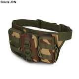 Waterproof Nylon Men Fanny Pack Tactical Military Army Waist Bag Hiking