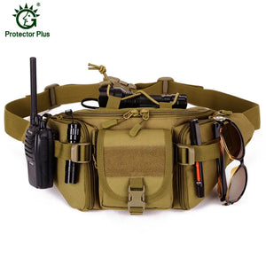 Waterproof Nylon Men Fanny Pack Tactical Waist Bag