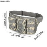 Waterproof Nylon Men Fanny Pack Tactical Military Army Waist Bag Hiking