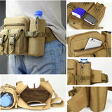 Waterproof Nylon Men Fanny Pack Tactical Waist Bag Outdoor Camping Shoulder Bag