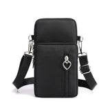 Waterproof Nylon Phone Bag Women Mini Messenger Crossbody Clutch