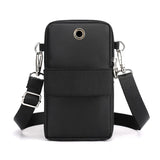 Waterproof Nylon Mobile Phone Bag Purses Women's Messenger Bag