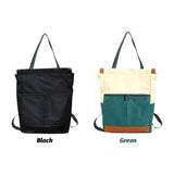 Waterproof Nylon Pockets Laptop Backpack Men Women Large Capacity