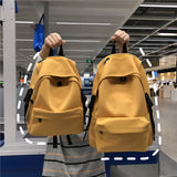 Waterproof Nylon School Backpack Women's Backpacks for Teenagers Girl