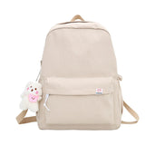 Waterproof Nylon School Backpack for Teen Girl