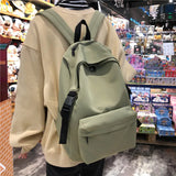 Waterproof Nylon School Backpack Women's Backpacks for Teenagers Girl