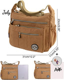 Waterproof Nylon Shoulder Bags Canvas Messenger Bag For Women Female Crossbody B