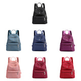 Waterproof Nylon Shoulder School Bags Travel Bagpack Girls Patchwork Backpack