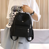 Waterproof Nylon Shoulder School Bags Travel Bagpack Girls Patchwork Backpack