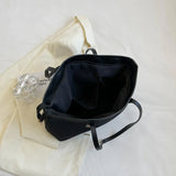 Waterproof Nylon Tote Bag For Women Hollow Out Shoulder Bag