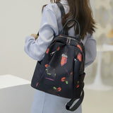 Waterproof Printed Travel Backpack for Teenagers Girls