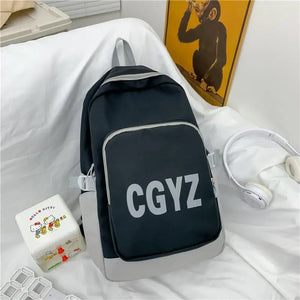 Waterproof Nylon Women Backpack for School