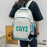 Waterproof Nylon Women Backpack for School