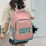 Waterproof Nylon Women Backpack for School