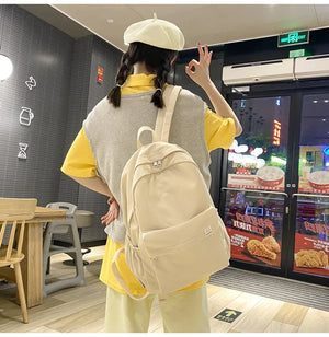 Waterproof Nylon Women Backpack Female Travel Bags Backpacks Schoolbag