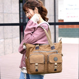 Waterproof Nylon Women Handbags Large Capacity Shoulder Bag
