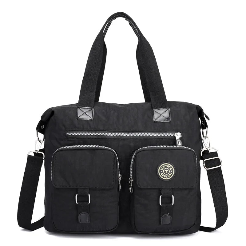 Waterproof Nylon Women Handbags Large Capacity Shoulder Bag