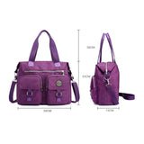 Waterproof Nylon Women Handbags Large Capacity Shoulder Bag