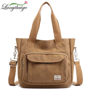 Waterproof Nylon Women Handbags Large Capacity Crossbody Bags