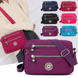 Waterproof Nylon Women Messenger Bag Small Purse Shoulder Bag