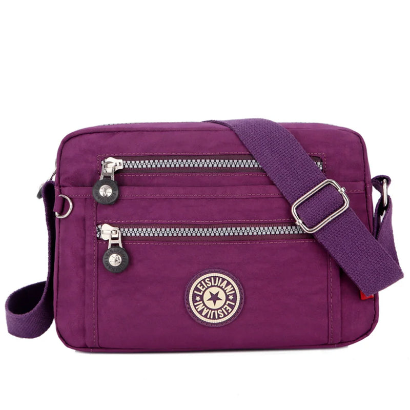 Waterproof Nylon Women Messenger Bag Small Purse Shoulder Bag