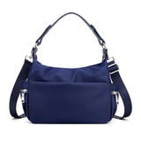 Waterproof Nylon Women Shoulder Bags Casual Ladies Totes Bag Solid Zipper