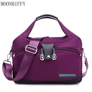 Waterproof Nylon Women Shoulder Messenger Bags Female Large Capacity