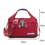 Waterproof Nylon Women Shoulder Messenger Bags Female Large Capacity
