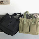 Waterproof Nylon Women Tote Bag Large Capacity Shoulder Bag