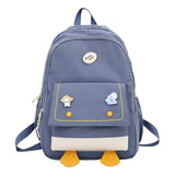 Waterproof Nylon Women Backpack Large Capacity Casual Shoulder Bag