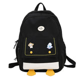 Waterproof Nylon Women Backpack Large Capacity Casual Shoulder Bag
