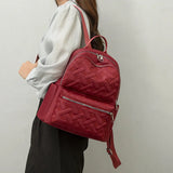 Waterproof Oxford Backpack Female Embroidered Rucksack Large Capacity