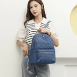 Waterproof Oxford Backpack Female Embroidered Rucksack Large Capacity