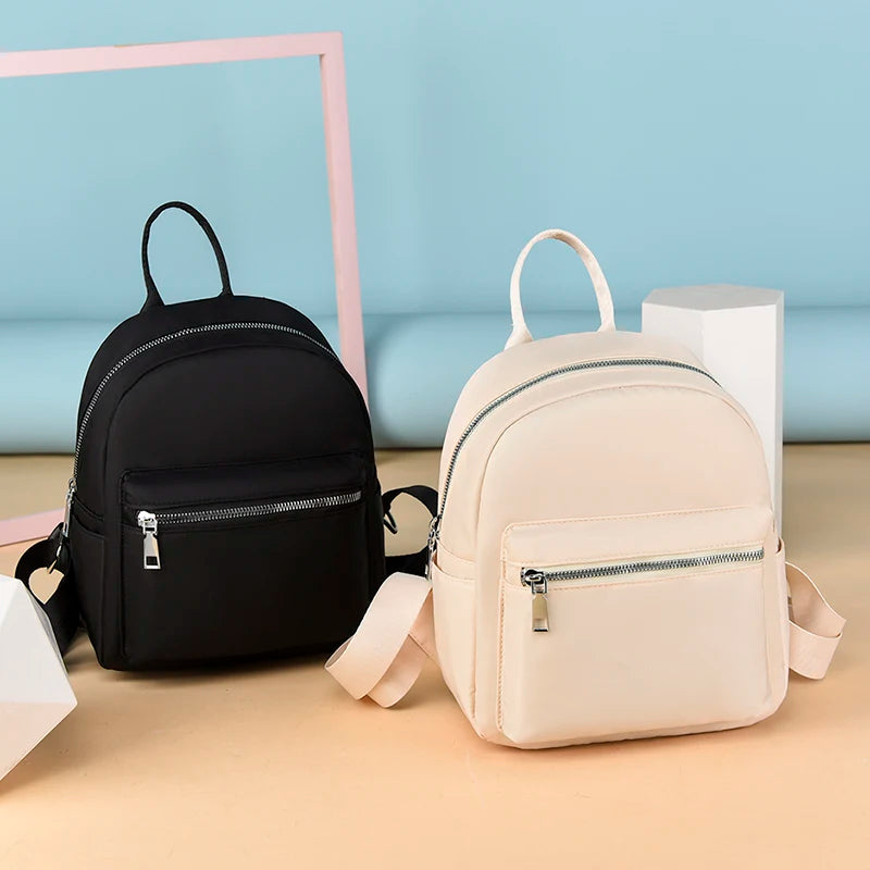 Waterproof Oxford Backpack Women School Bags Female Travel Small Bag