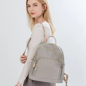 Waterproof Oxford Cloth Women Backpack Light Travel Backpack