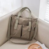 Waterproof Oxford Girl Shoulder Hand Bucket Bag