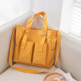 Waterproof Oxford Girl Shoulder Hand Bucket Bag