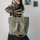 Waterproof Oxford Girl Shoulder Hand Bucket Bag