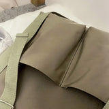 Waterproof Oxford Canvas Girl Shoulder Hand Bucket Bag Female Crossbody Bags